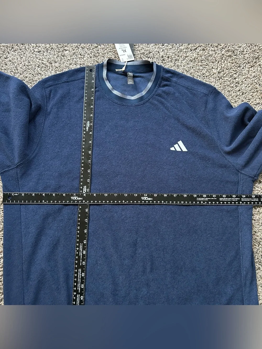 Adidas Ultimate365 Tour Crewneck Golf Sweatshirt Blue Men’s Size XL JW1618